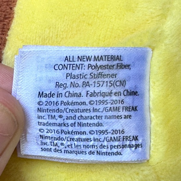 Pikachu Plush Stuffed Toy Talking Light Up Pokemon Tomy 2016 Ears Movable 10.5" - Picture 8 of 11